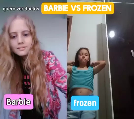 barbie vs frozen letra｜Pesquisa do TikTok