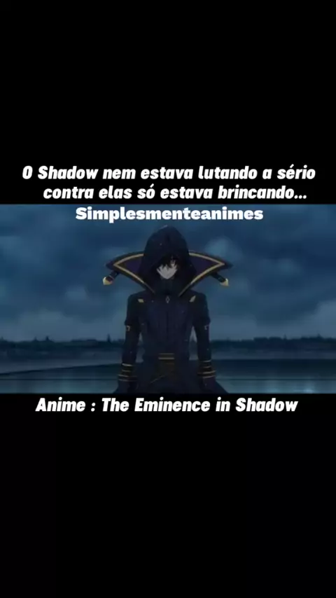 the eminence in shadow anime dublado