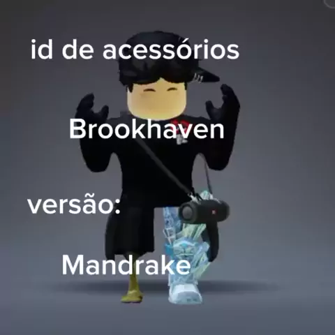 id de chapeu no brookhaven mandrake masculino