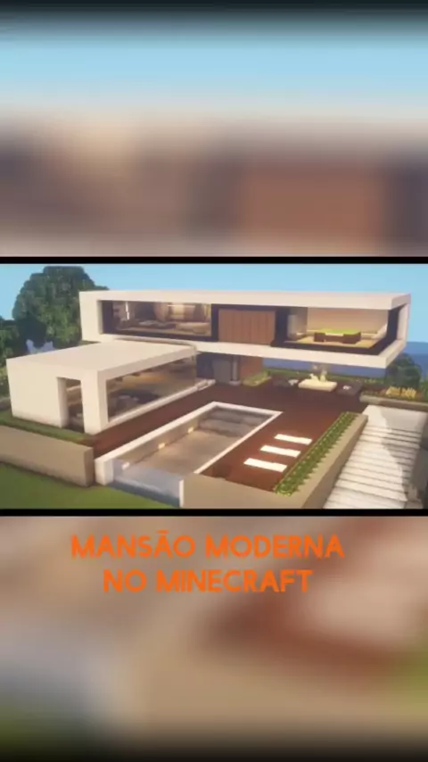 Minecraft Casa Moderna Rosa Tutorial : Craftxing #minecraft