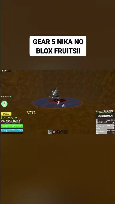 Roblox | Conta Fruit Battlegrounds com NIKA LVL