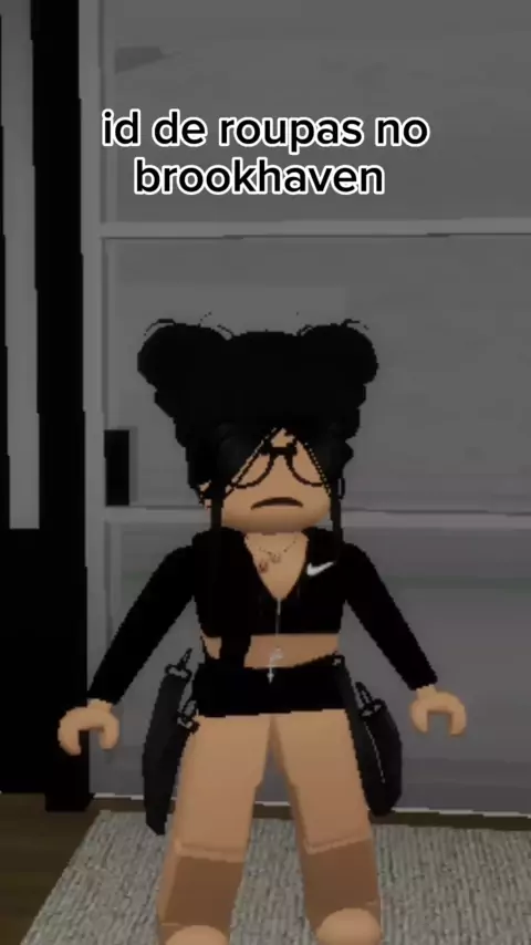 ID DE ROUPA BLACK PRA USAR NO BROOKHAVEN 🏡 #roblox 