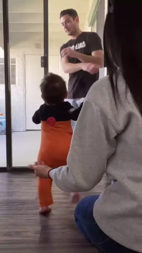 Mom help son suck