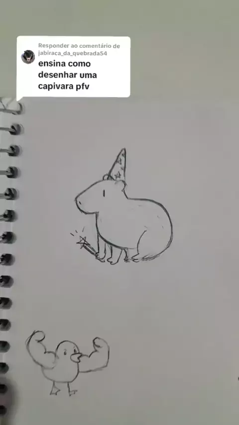 COMO DESENHAR UMA CAPIVARA 