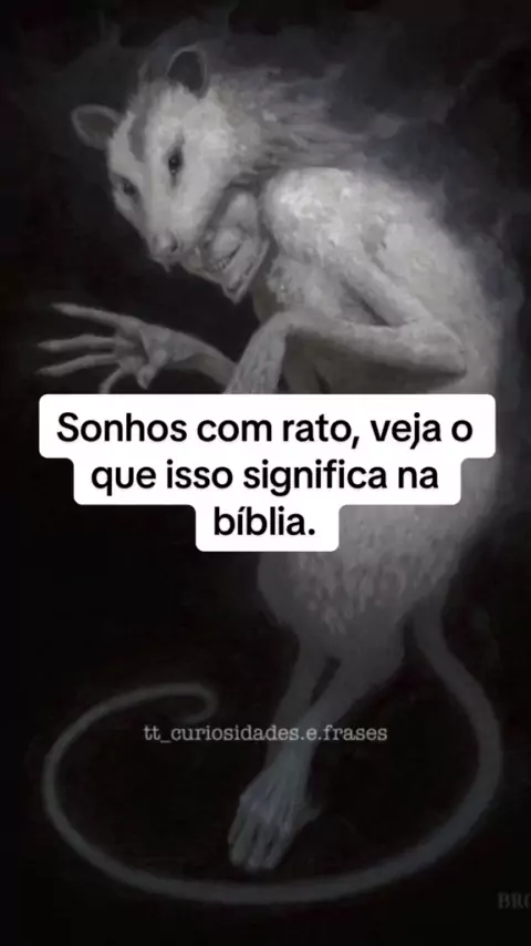 SONHAR COM RATO: qual o significado bíblico desse sonho?