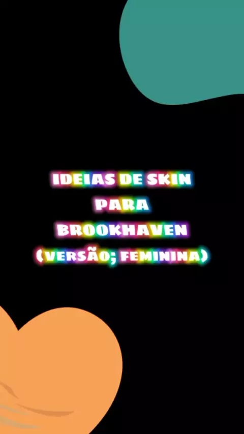 🎀>Ideias de skins<🎀 mandrake •feminina • . #roblox #brokhaven🏡rp