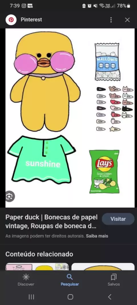 Paper duck clothes em 2023  Roupas de papel, Roupas de boneca de papel,  Bonecas de papel vintage