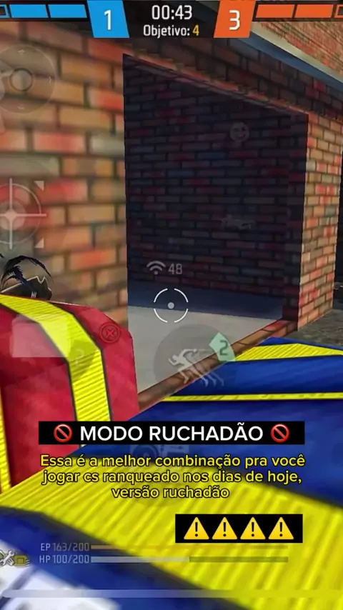 MODO RUSHADÃO!!! RANQUEADA SQUAD NO FREE FIRE 