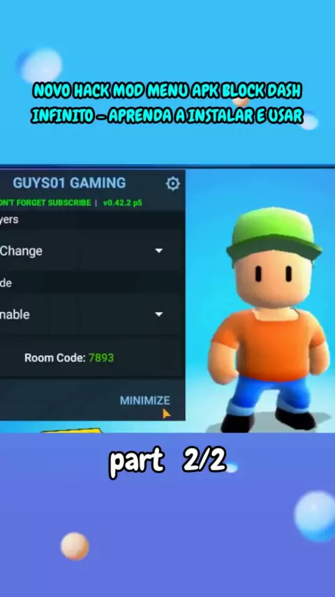 NOVO HACK MOD MENU BLOCK DASH INFINITO