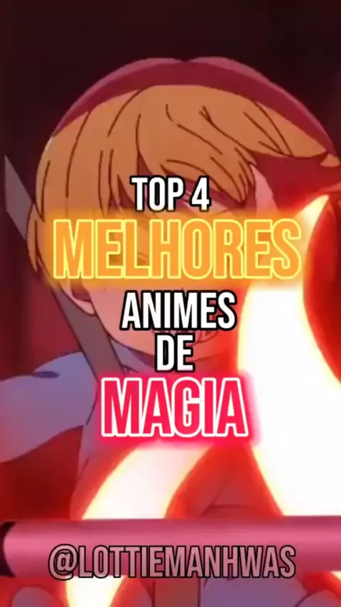 10 MELHORES Animes de MAGIA DUBLADOS Onde o