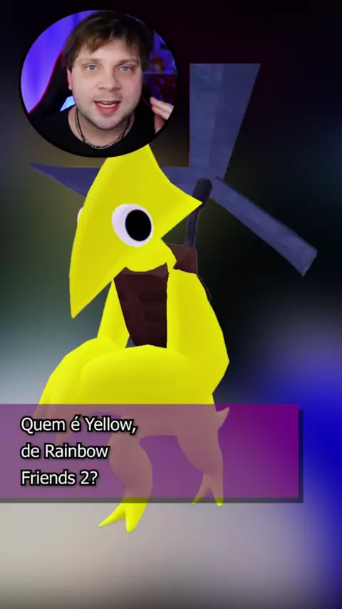 Amarelo e Rosa (Rainbow Friends) Vs. Mussoumano - Batalha com