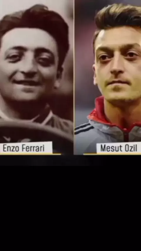 mesut ozil and ferrari