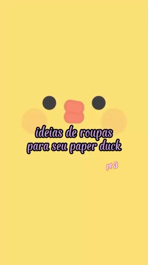 9 ideias de Paper duck  roupas de papel, roupas de boneca de