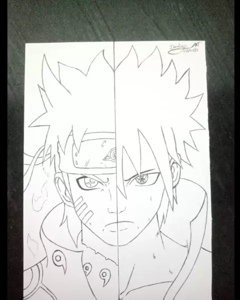 Hinata and Naruto sketsch em 2023  Naruto e sasuke desenho, Anime naruto,  Desenho de anime