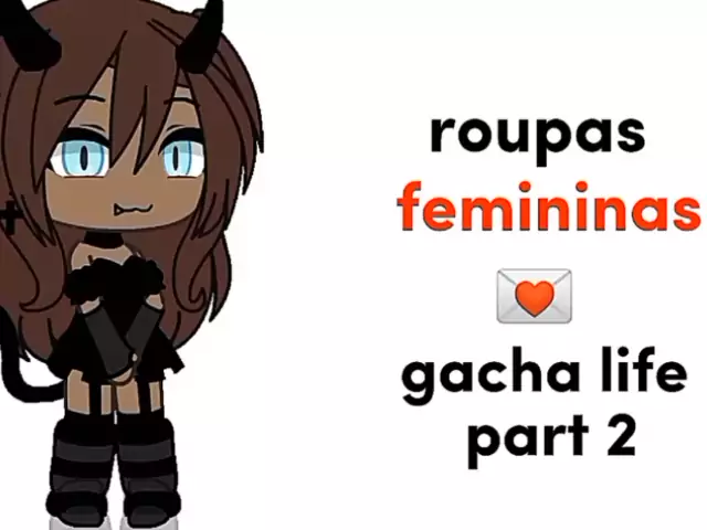 gacha roupa feminina