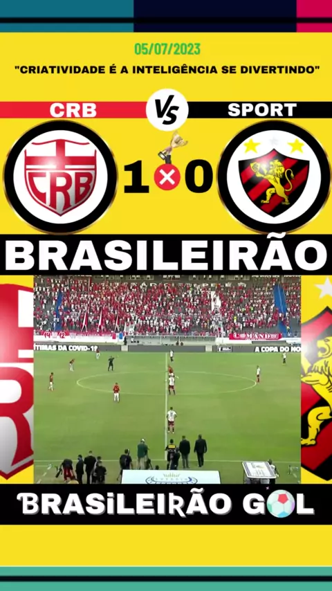 Palpite CRB x Sport Recife: 05/07/2023 - Brasileirão Série B