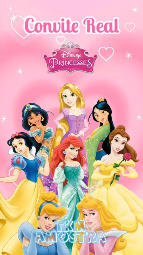 Convite Digital Frozen P/ Aniversário Festa Princesas