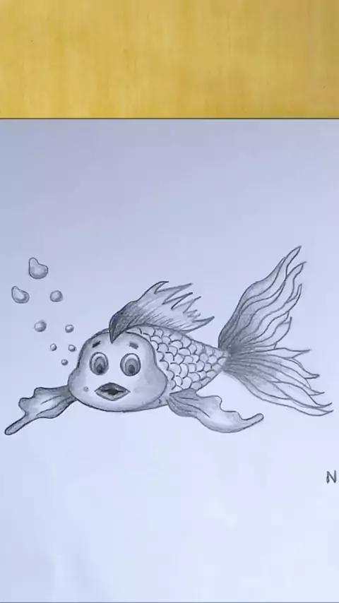 Como desenhar um peixe Facil Simples e Rapido