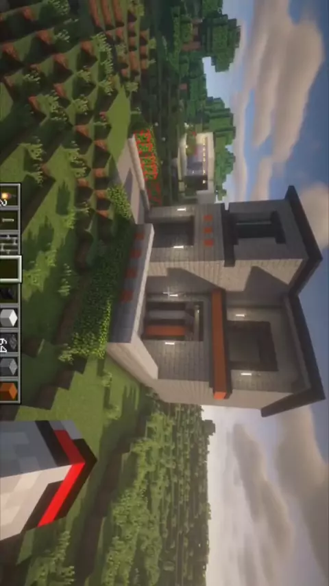 Mini casa moderna #fy #minecraft