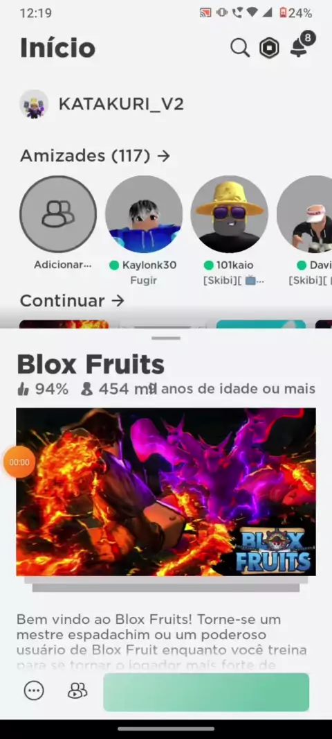 Melhor Fruta PVP para ESPADACHIM no Blox Fruits #roblox