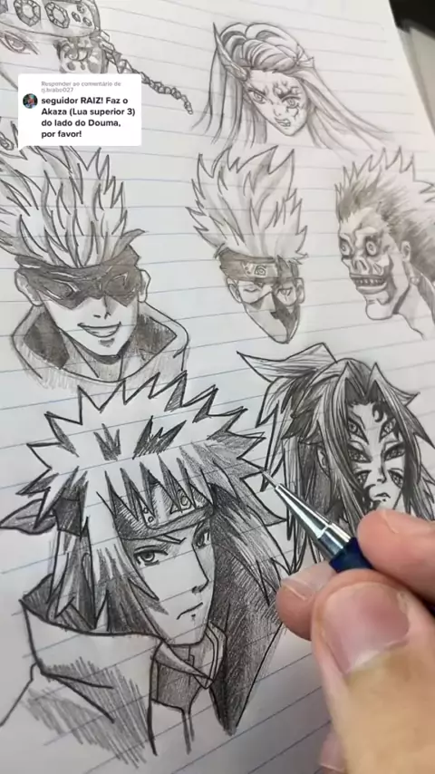 Como desenhar o Goku #desenhar #anime #comodesenhar #desenhando #anime