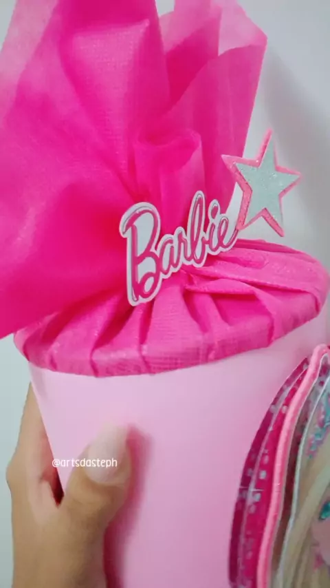 Lembrancinha de aniversario da barbie