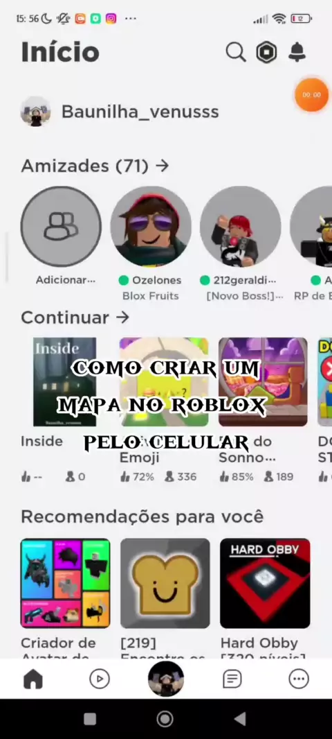 COMO CRIAR UM JOGO NO ROBLOX PELO CELULAR - 2022 