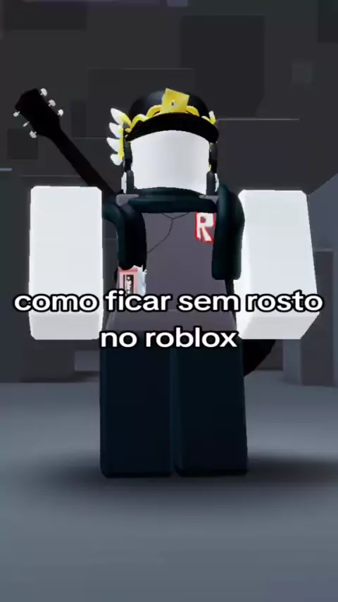 COMO FICAR SEM FACE DE GRAÇA NO ROBLOX! 2022 #roblox