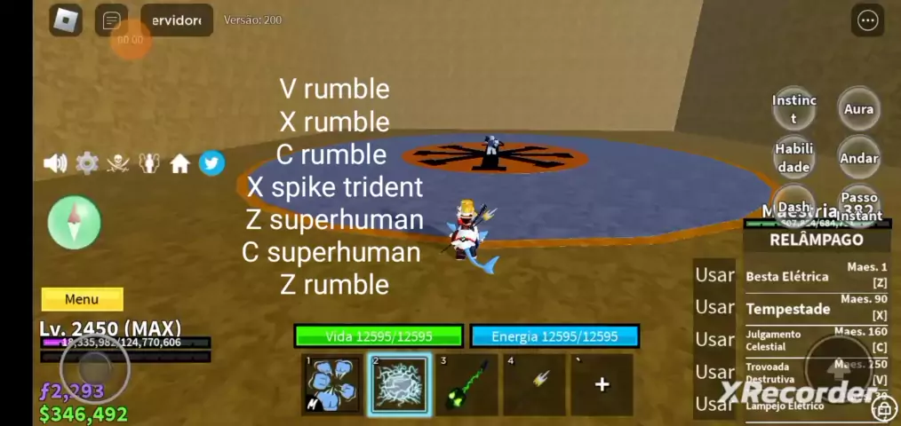 combo rumble v2 superhuman