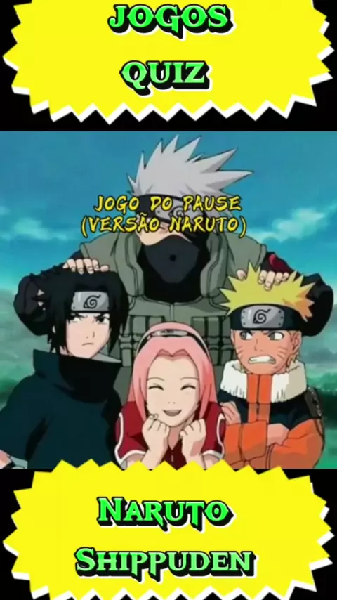 Gênio Quiz Naruto  Genio quiz, Naruto, Naruto e sasuke