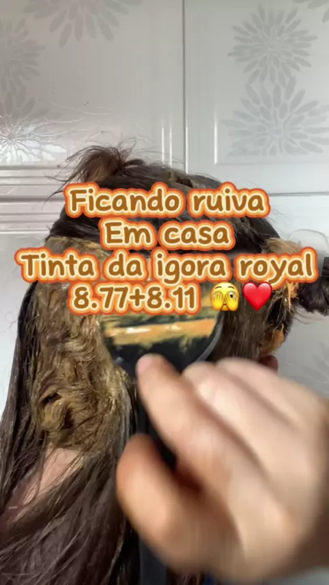 Ficando Ruiva em Casa- Igora Royal 6.77 