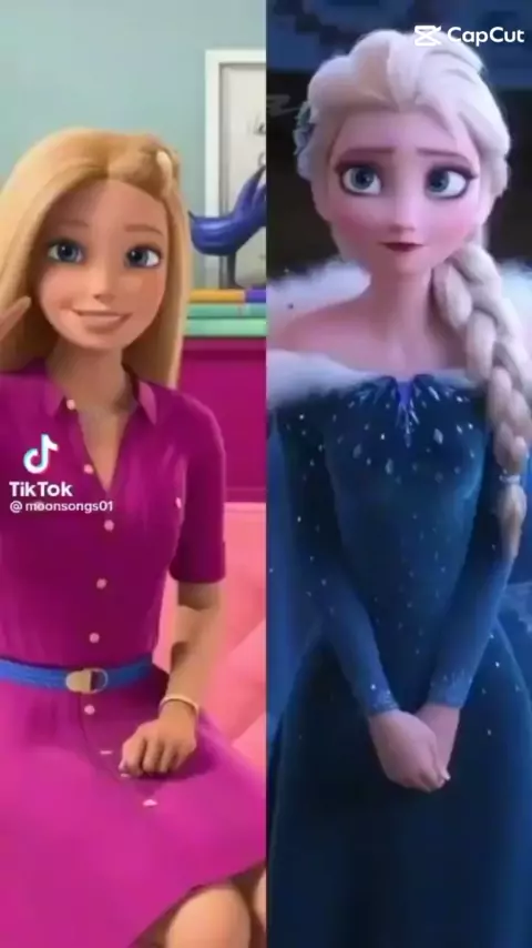 letra da música barbie vs frozen｜Pesquisa do TikTok