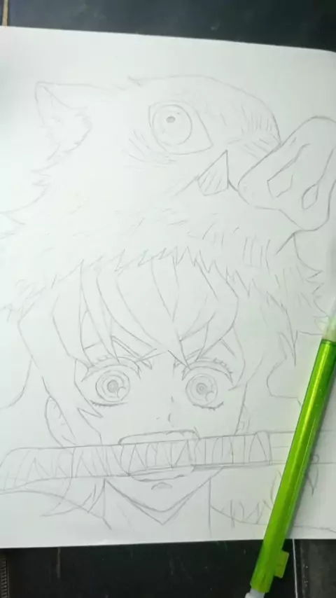 Como desenhar o tokito! Demon slayer. . . . . . . . . . . #anime #draw