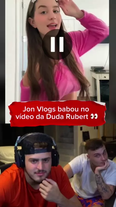Parece que o Jon Vlogs está afim da Duda Rubert #jonvlogs #dudarubert