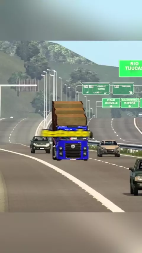 Viagem de Caminhão Rebaixado - Euro Truck Simulator 2 