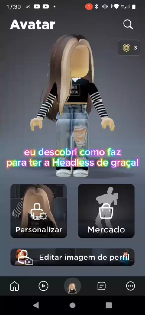 rosto de graça no roblox