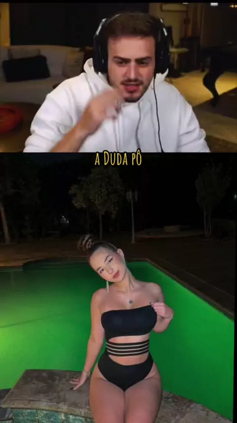 DUDA RUBERT NAO SABIA QUE TAVA EM LIVE E BEIJOU O RUYTER #dudarubert #