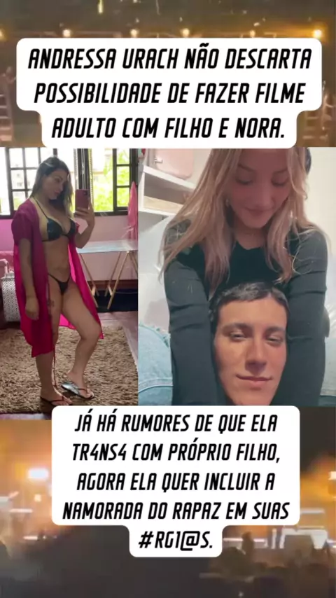 Andressa Urach responde críticas por deixar filho filmar conteúdos  eróticos: 'Em família é melhor