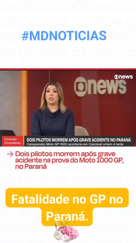 Dois pilotos morrem após grave acidente durante prova do Moto 1000 GP em  Cascavel, no Paraná