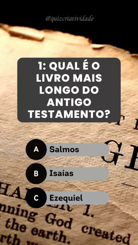Quiz de Perguntas Bíblicas – Livro de Gênesis