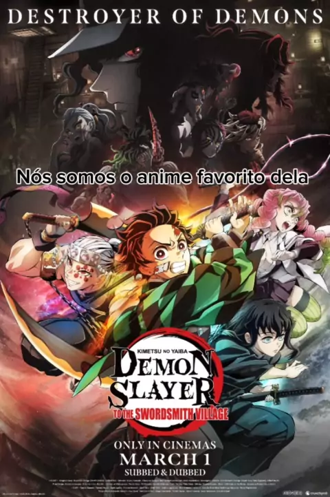 Demon Slayer: Kimetsu no Yaiba Swordsmith Village Arc chega à Crunchyroll  em abril, com dublagem confirmada - Crunchyroll Notícias