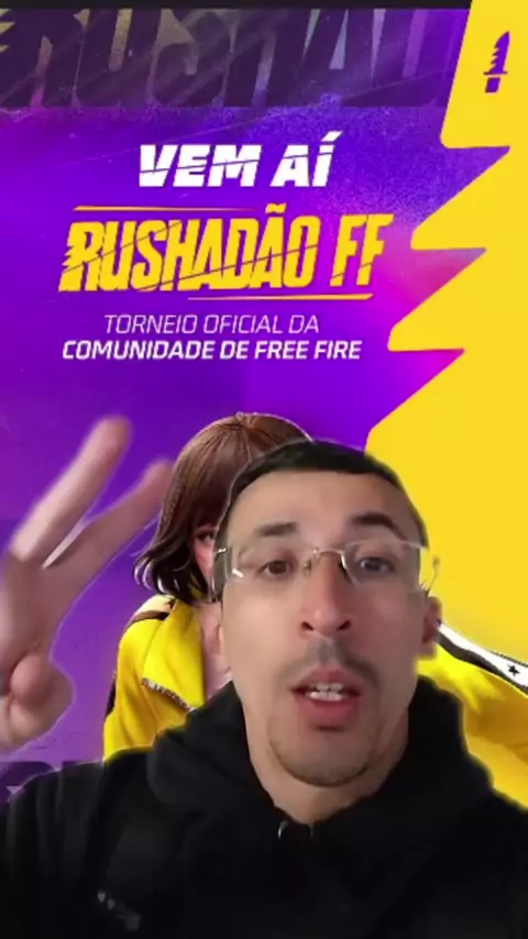 Rushadão FF será o 1º torneio oficial da comunidade de Free Fire