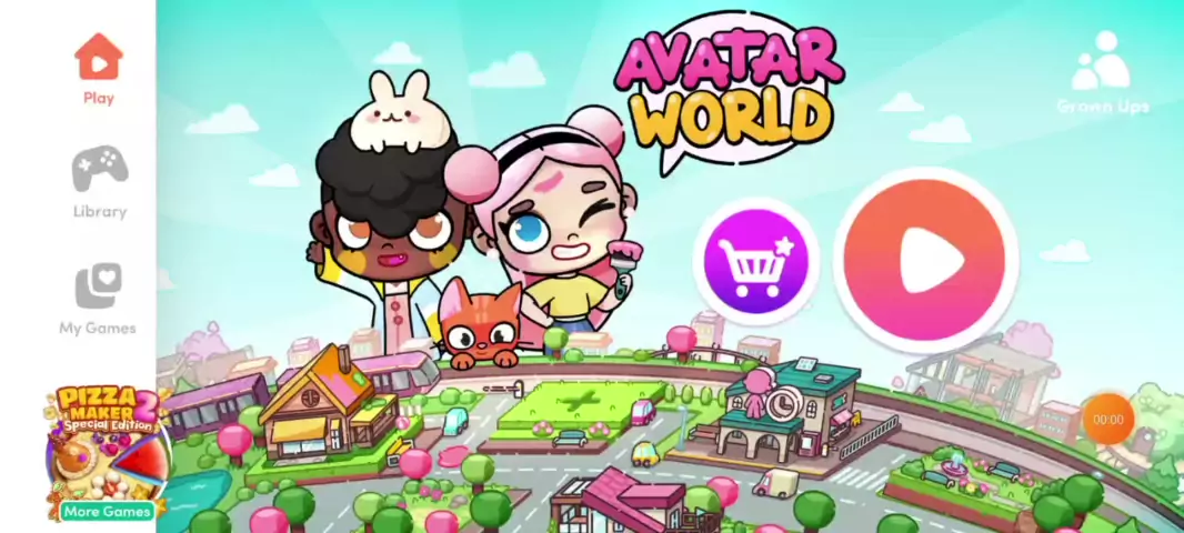 Pazu Avatar World Mary Game Play on Character Creator