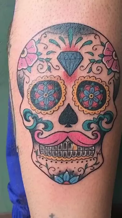 Significado da Tatuagem de Caveira Mexicana