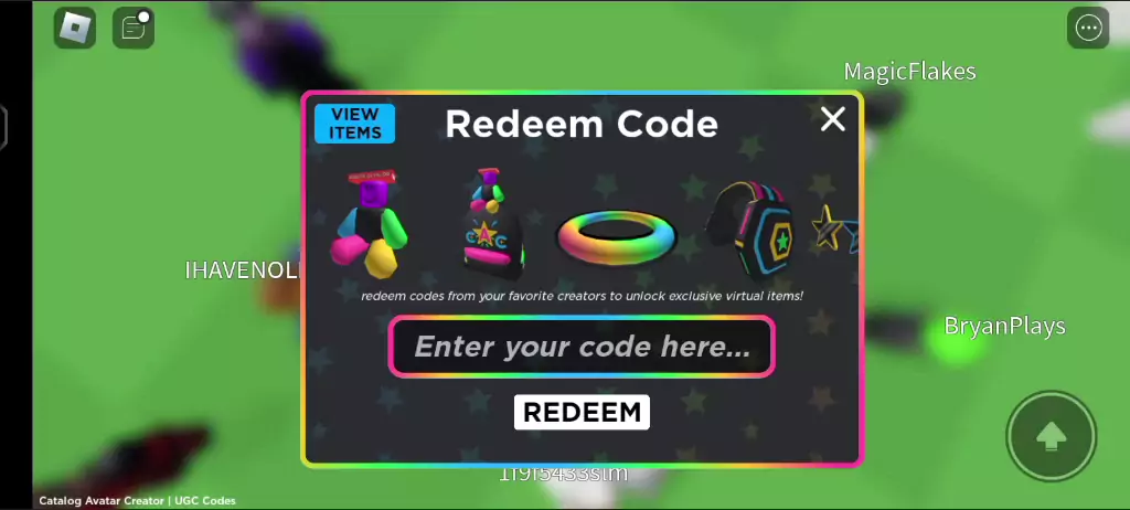 roblox.com code redeem