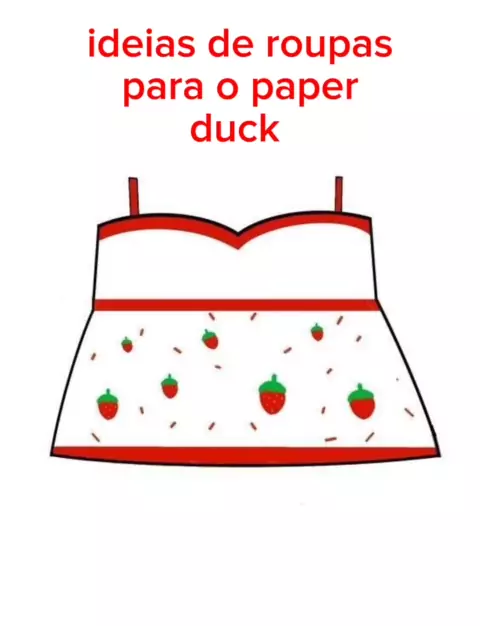 roupas:6kqxba5opgm= paper duck para imprimir comida
