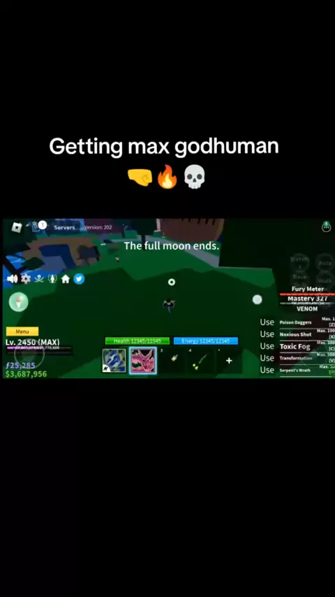 GodHuman + String COMBO! (Blox fruits) 