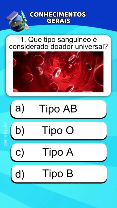 Quiz perguntas e respostas sobre conhecimentos Gerais #quiz