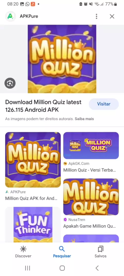 Million Quiz para Android - Download