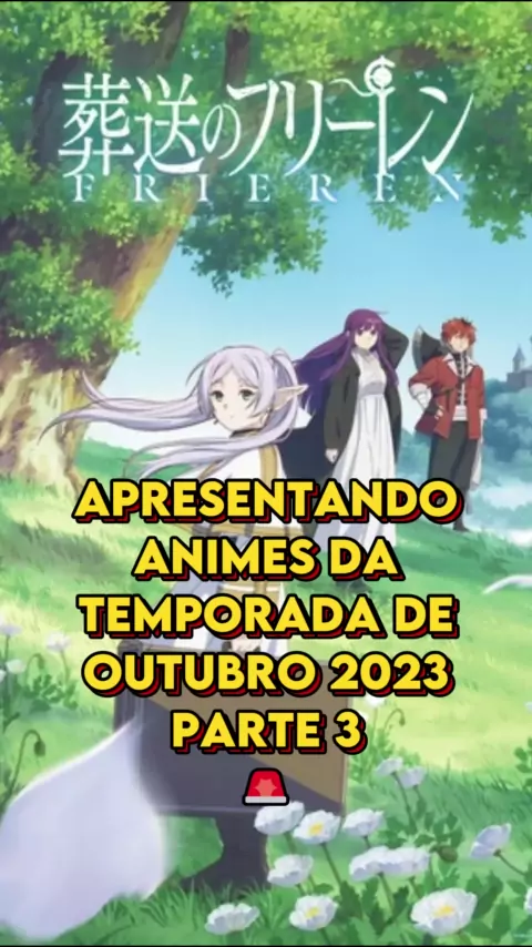 Data das continuações de animes de outubro de 2023 #anime